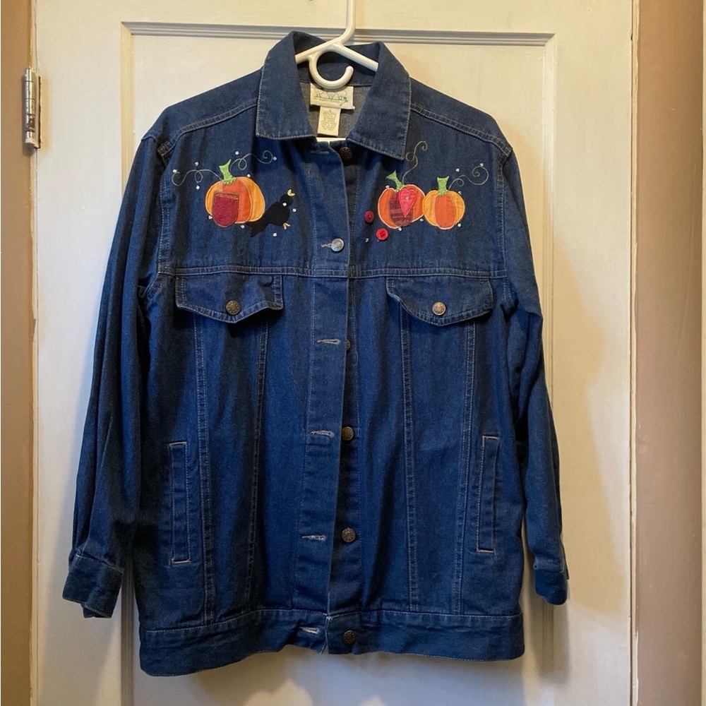 Quacker Factory Blue Denim Jacket